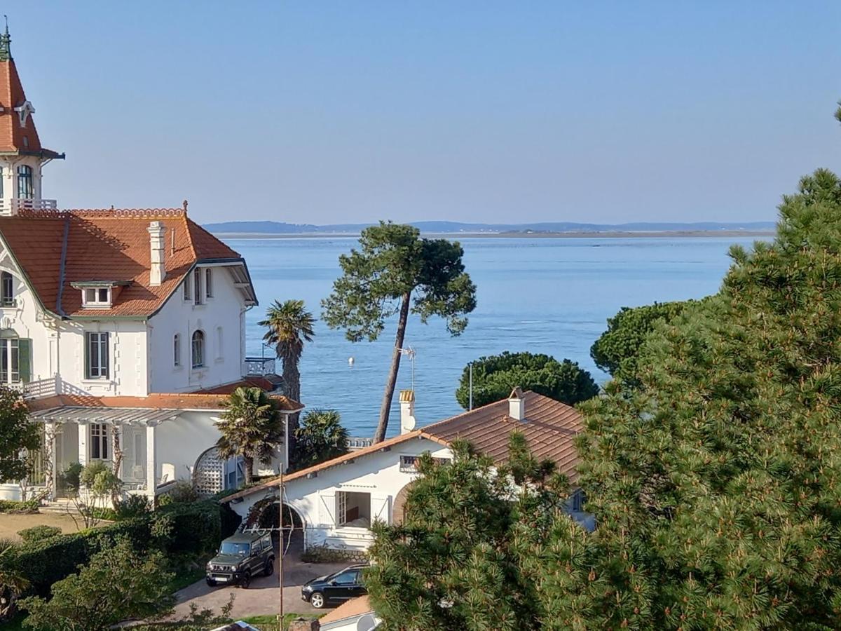 Appt T2 Avec Vue Exceptionnelle Sur Le Bassin D'Arcachon 아파트 외부 사진