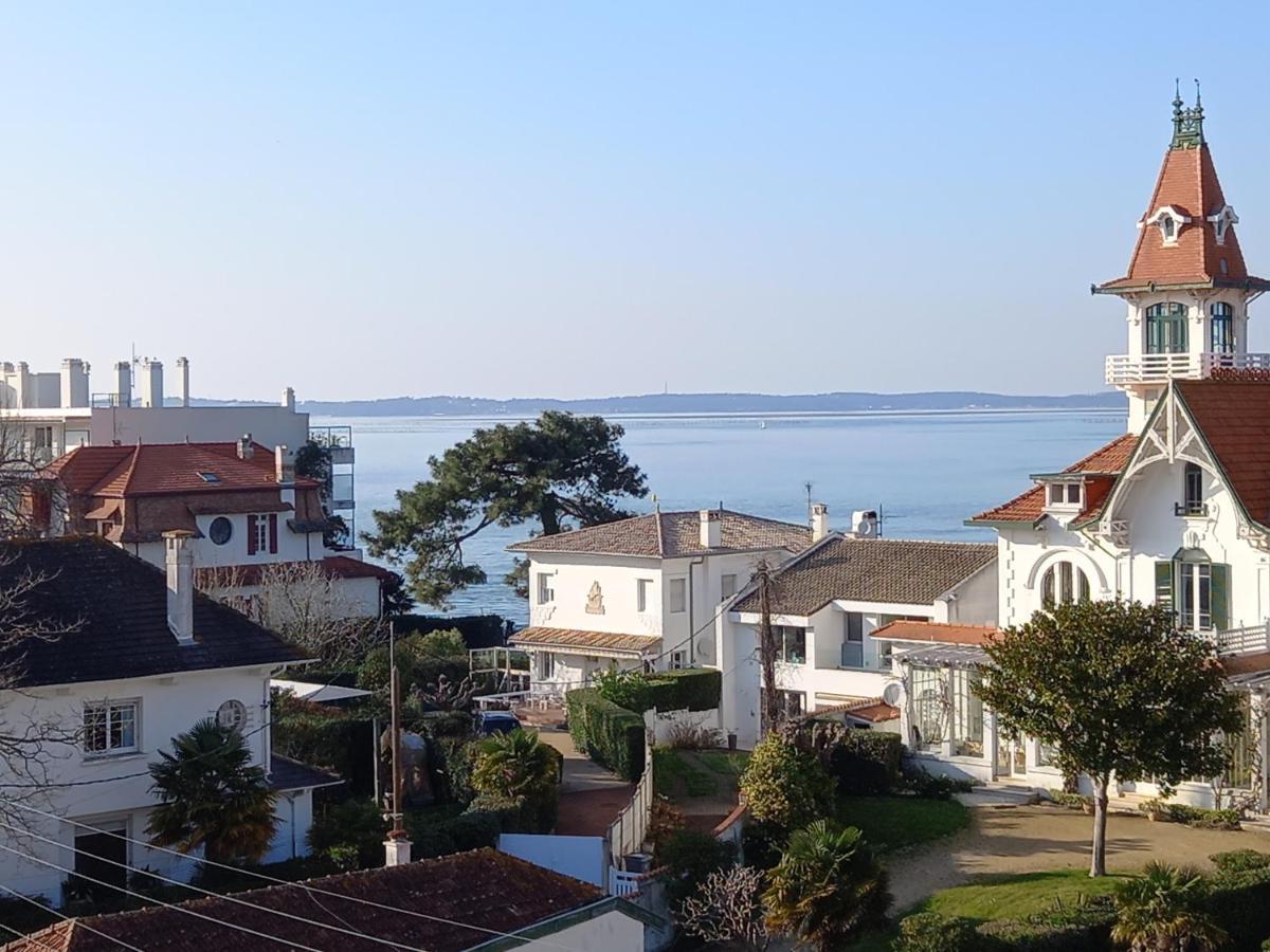 Appt T2 Avec Vue Exceptionnelle Sur Le Bassin D'Arcachon 아파트 외부 사진